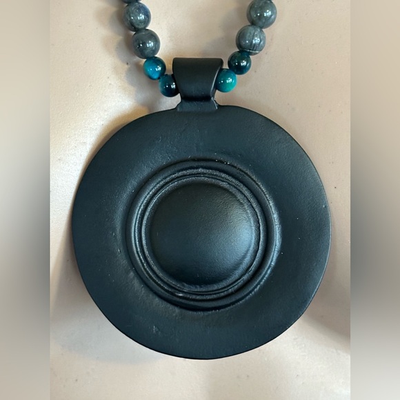 30 inch long Labradorite bead Necklace NWOT - Picture 9 of 12